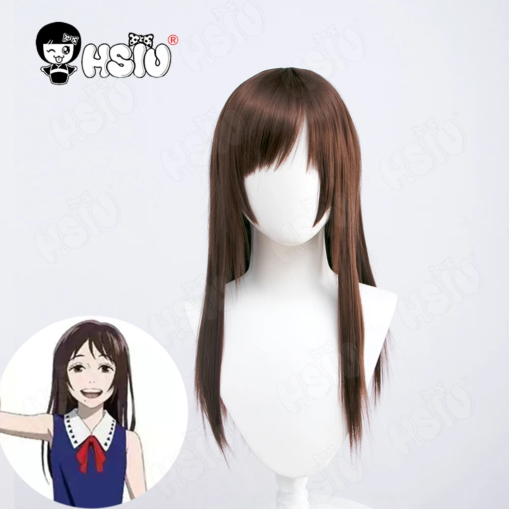 

Orimoto Rika Cosplay Wig Anime Jujutsu Kaisen Cosplay「HSIU 」Fiber synthetic wig dark brown long Wig Free wig Cap