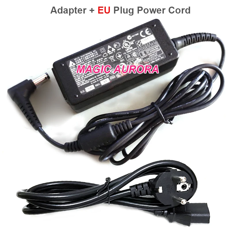 Imagem -06 - Genuíno para Delta 19v 2.1a 40w Adaptador ac Adp40ph ab Carregador para Benq Dhu100 U101 para Asus Eee Box pc Eb1007 Eb1012 B202 Ms202