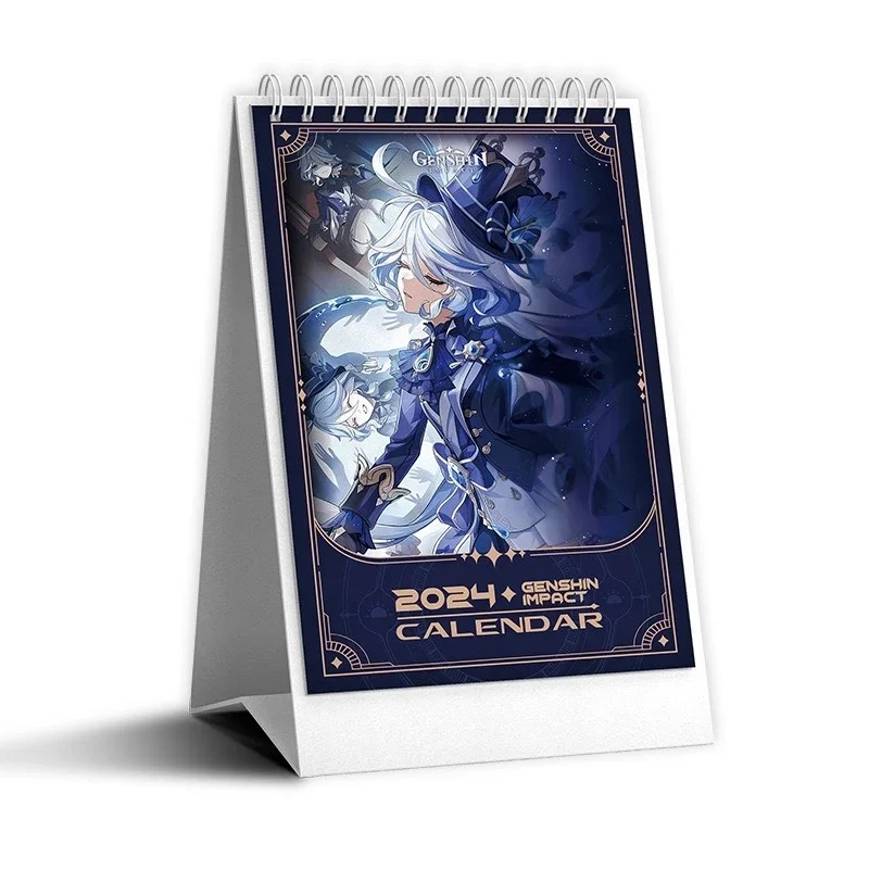 

Anime Genshin Impact Furina Cosplay Dragon Year desk calendar ambitus Gift