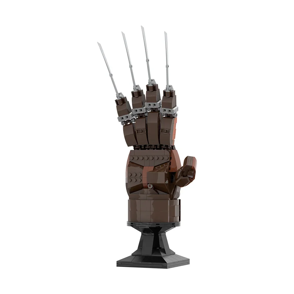 Gobricks MOC A Nightmare on Elm Street Blade guantes modelo de bloques de construcción Horror Killer Elm Street ladrillos montaje juguetes DIY regalo