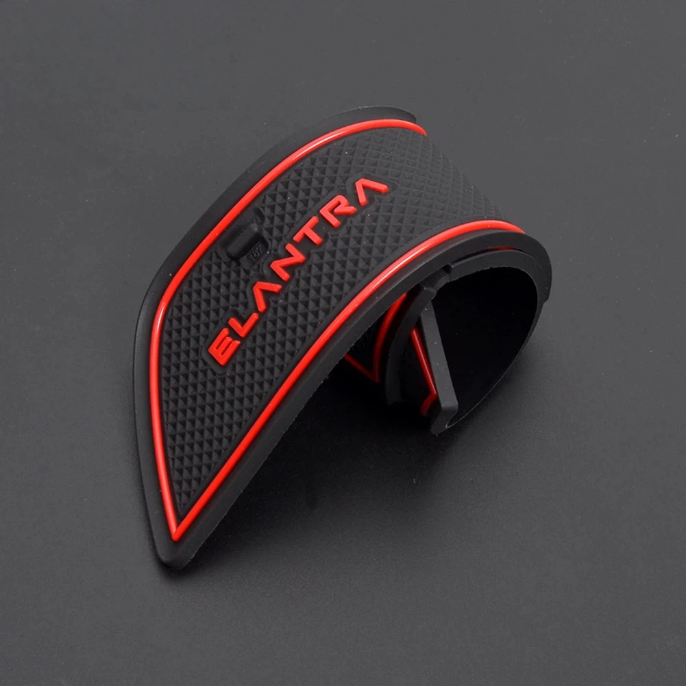 For 2021 Hyundai Elantra Elantra Car Interior Modification Anti-Slip Mat Waterproof Door Slot Water Coaster