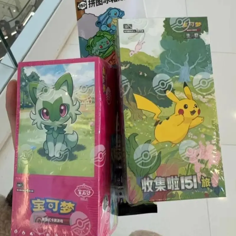 

New Official Gem Pack Vol.1 Scarlet And Violet Trading Ptcg Bag Box Hi Deck Ibrahimovic Collection Cards Custom Toys Gifts