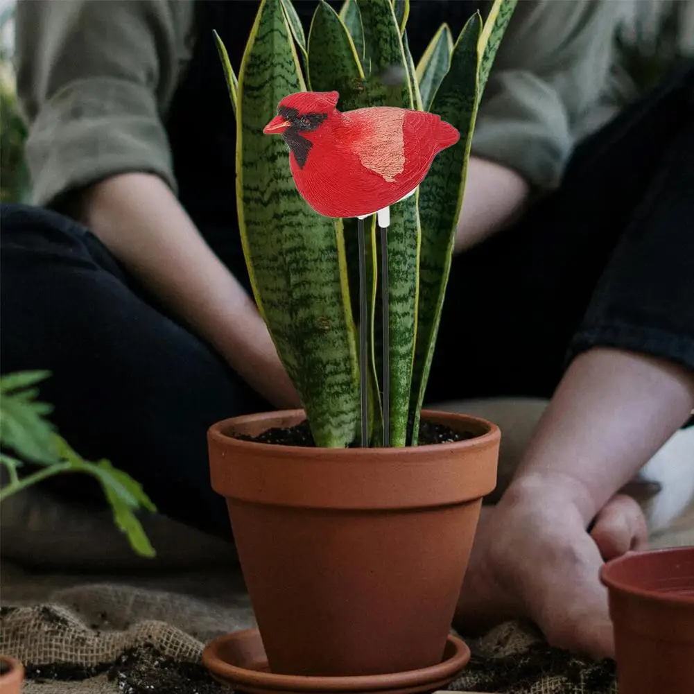 Estilo pássaro umidade do solo portátil à prova dwaterproof água jardim teste sensor medidor higrômetro rega alarme ferramentas de jardinagem decoração
