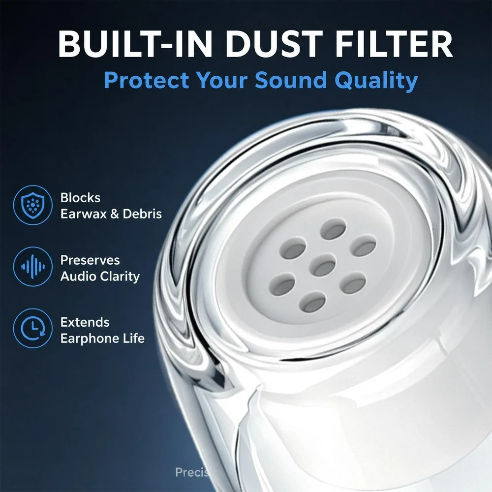 4/8Pairs in-ear Earphone Ear Pads Liquid Silicone Ear Tips Highly Elastic XS/S/M/L Earbuds for Sony WF-1000XM2/XM3/XM4/XM5/XM6