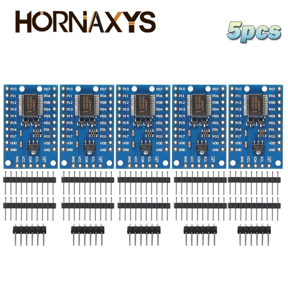 1-10pcs PCF8575 Module Expansion IO port Expander board DC 2.5-5.5V I2C communication control 16 IO ports For Arduino