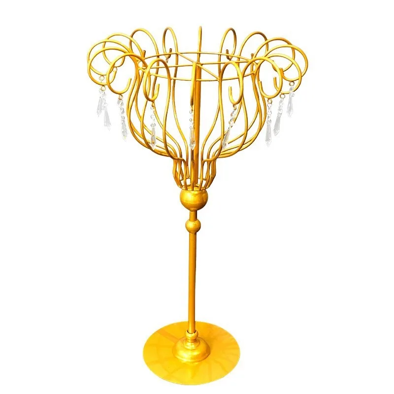 Iron wrought table, flower vessel, wedding stage guide, wedding decoration, ornament