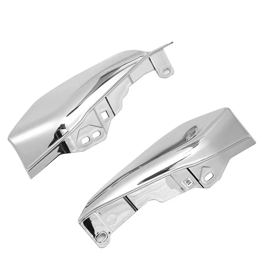 Motorcycle Chrome Mid-Frame Air Heat Deflector Fairing For Harley Touring Electra Road Street Glide CVO Ultra Classic 2017-2022