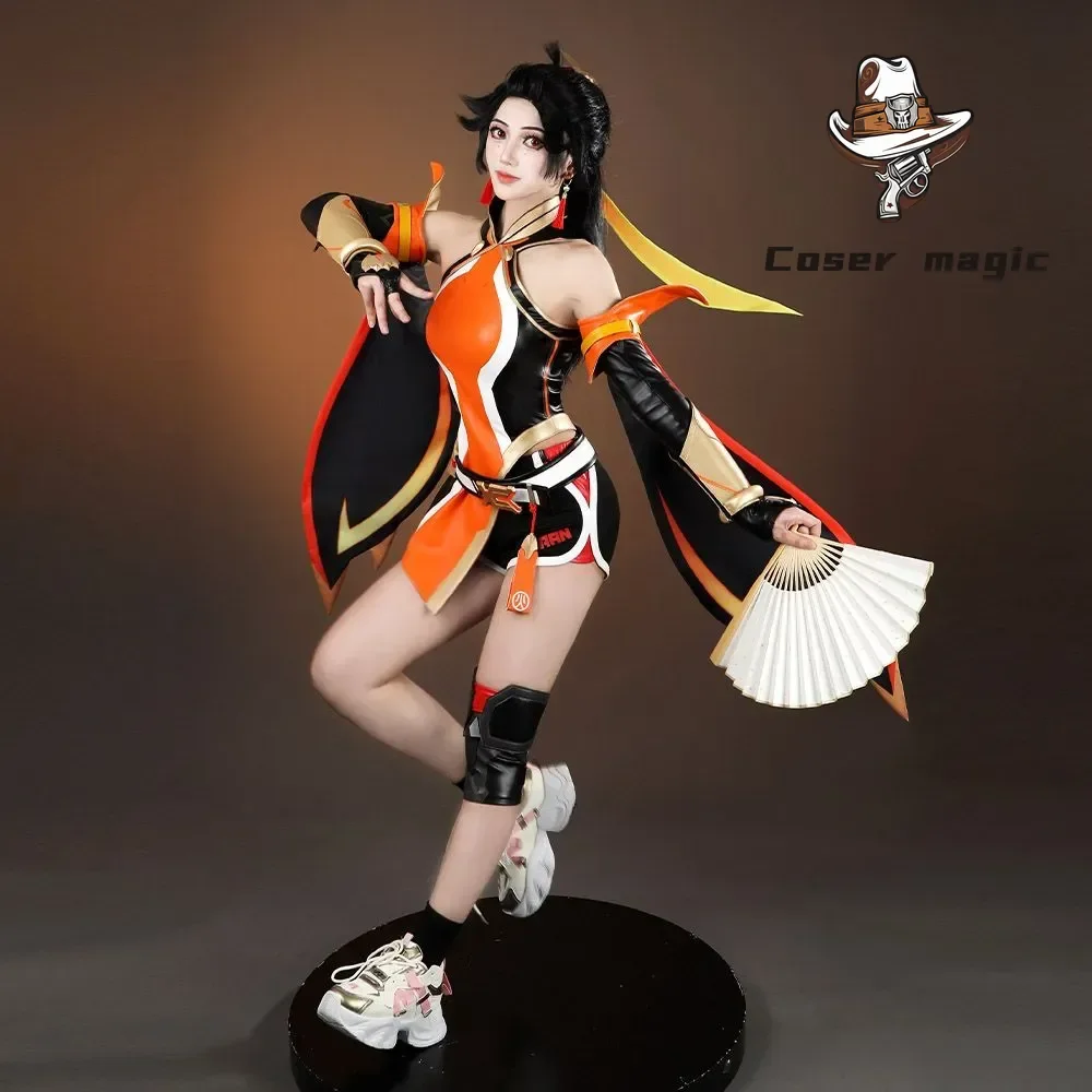 

Game Overwatch Anran Cosplay Costume Uniform Halloween Carnival Party Christmas Play Role Clothes Clothing