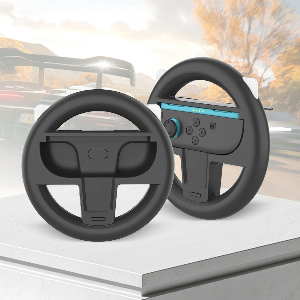 2 шт., контроллер ручки колеса, многоразовый игровой гоночный руль, эргономичный джойстик, рулевое колесо для NS2, игровые аксессуары