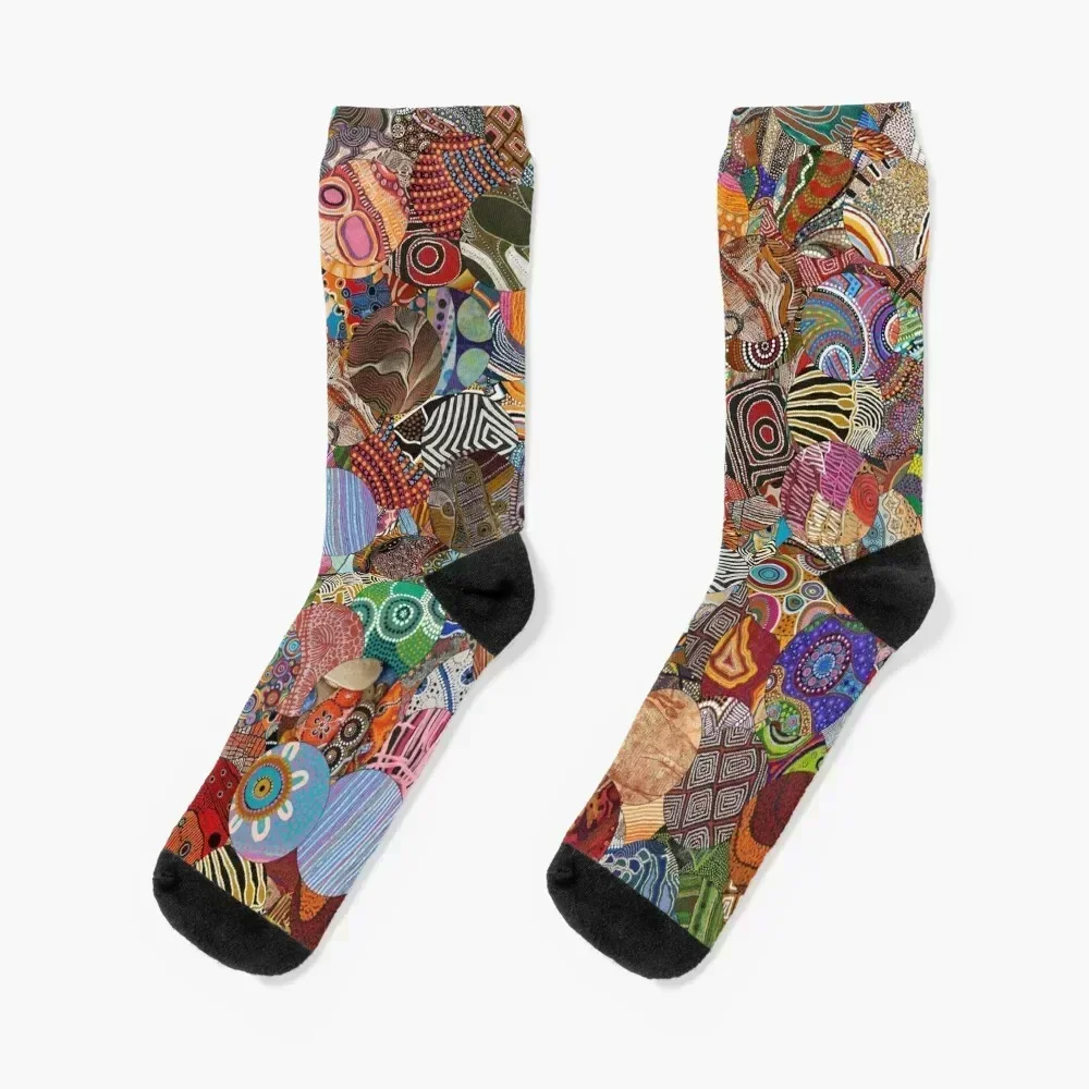

Indigenous Australian Art Socks hockey japanese fashion FASHION basketball Boy Socks Women's