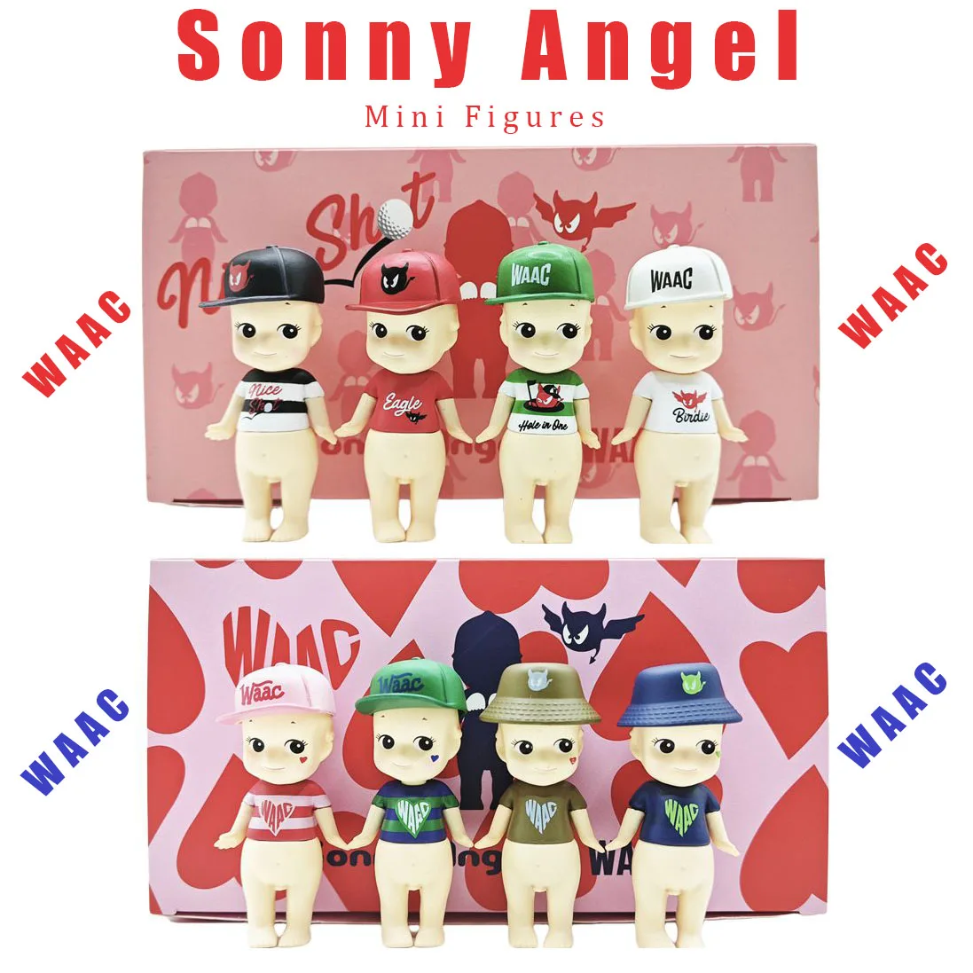 

New Sonny Angel blind box toys WAAC series anime action mini figures desktop ornaments children's Halloween Christmas gifts