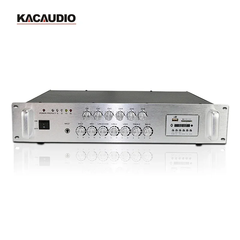 Hot Sale 6 Channel Independent Control 800 Watt Amplifier Audio Amplifier