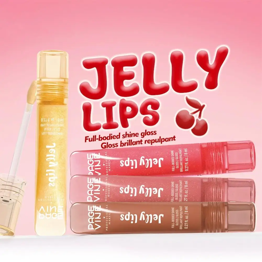 Page Vine Fruit Lip Glowy Balm Lichtgewicht Hydratatie Auto Volledig natuurlijke lipverzorging Lippenbehandeling Lip Healing Power Lips K6F8
