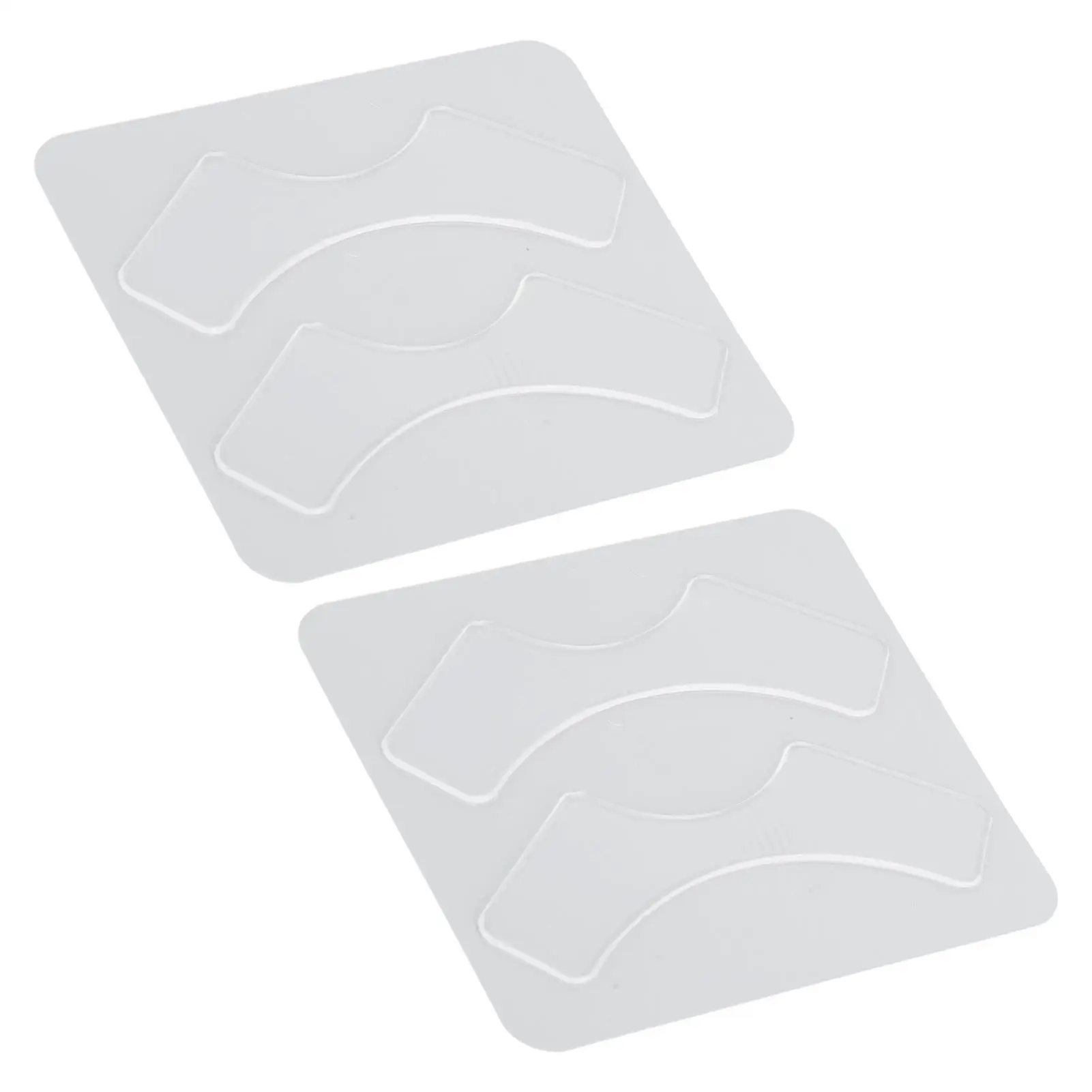 2 Pairs Reusable Lip Wrinkle Patches - Transparent Silicone Upper Lip Care Pads for day & Night Use