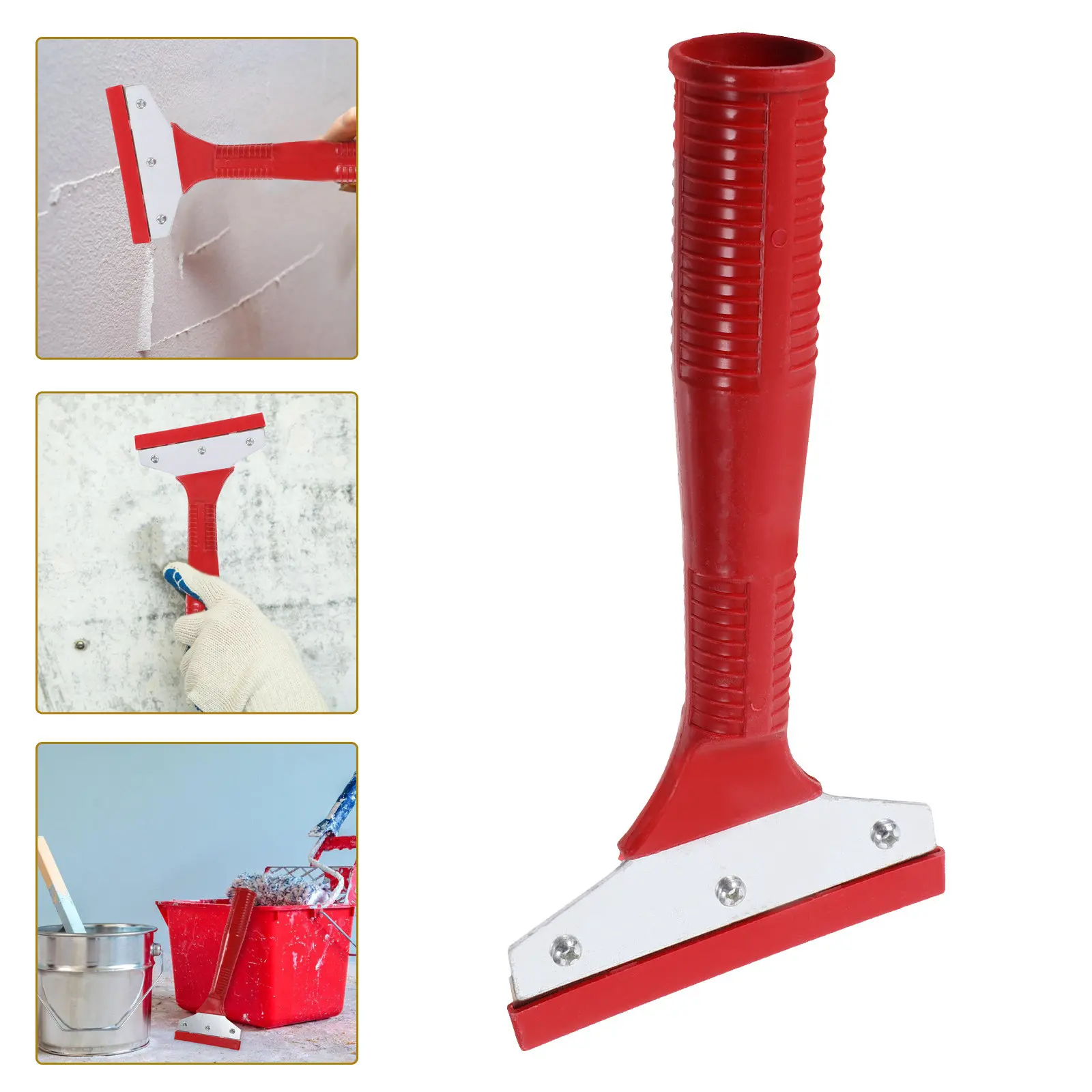 Heavy-Duty Multi-Surface Scraper Tool – Non-Slip Handle for Floor, Wall, Tile, Glass, Adhesive & Paint Residue Removal