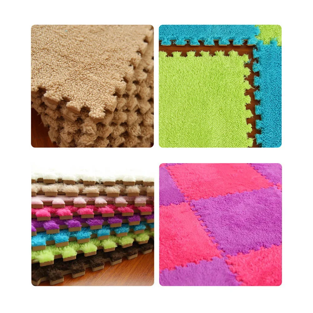 

Детский ковер Eva с блокировкой, светло-коричневый коврик-головоломка высокой плотности для ползания, тренажерный зал, защита пола