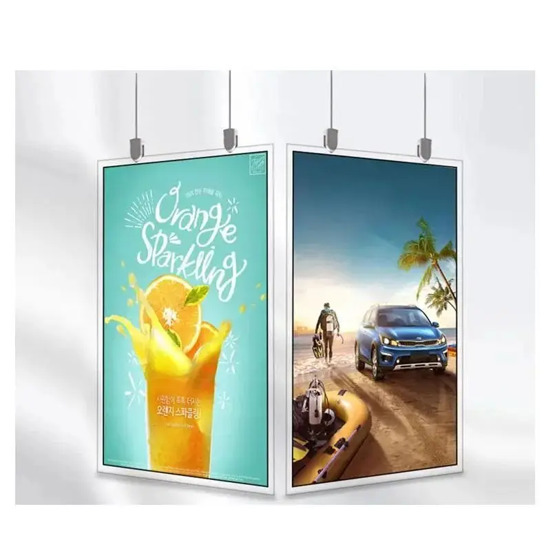 43 Inch Double Side Digital Signage Hanging Advertising Machine Thin Window Double Screen Vertical High-definition Lcd Display