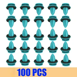 10PCS 25PCS 100PCS Door Panel Clip With Seal Ring Fastener Rivet Bumper Clip Retainer Car Interior Retaining Accessories