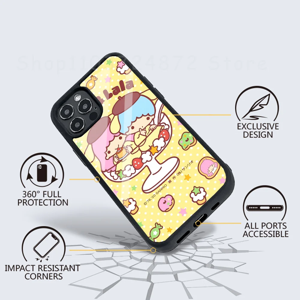 Little Twin Stars Phone Case For IPhone 16 15 14 13 Pro Max 11 Mini Alex Mirror For Magsafe Wireless Charging Cover