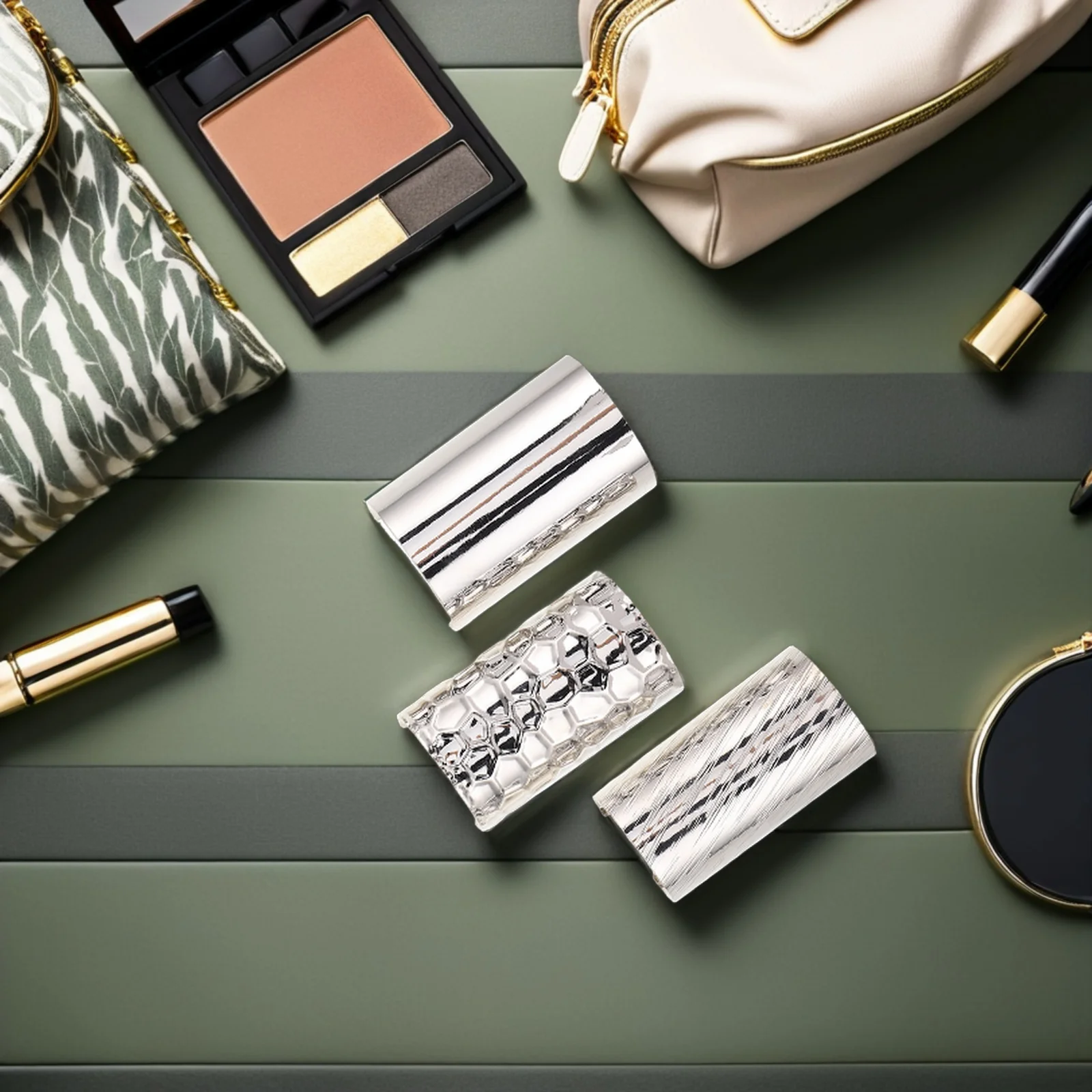 

6 шт., манжеты для хвоста, металлический держатель, зажимы, винтажный дизайн, безопасная фиксация, декоративная пряжка для волос, заколка для густых тонких волос на каждый день