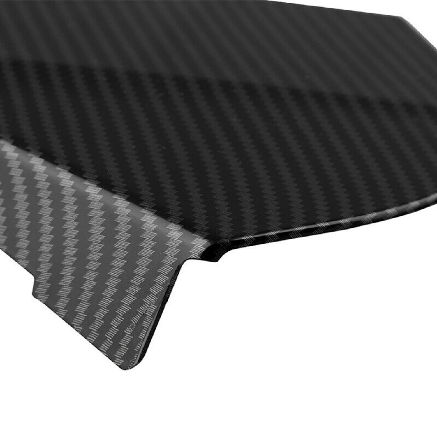 

1Pair Carbon Fiber Style Rear Window Side Spoiler Wing Strip Protection Trim For Toyota C-HR CHR 2016-2019