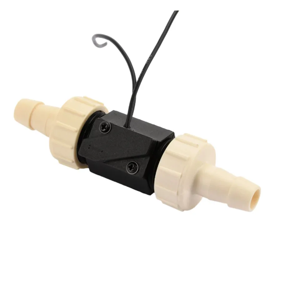 Water flow control switch AC220V 4-point piston water flow sensor electric water heater water circulation control