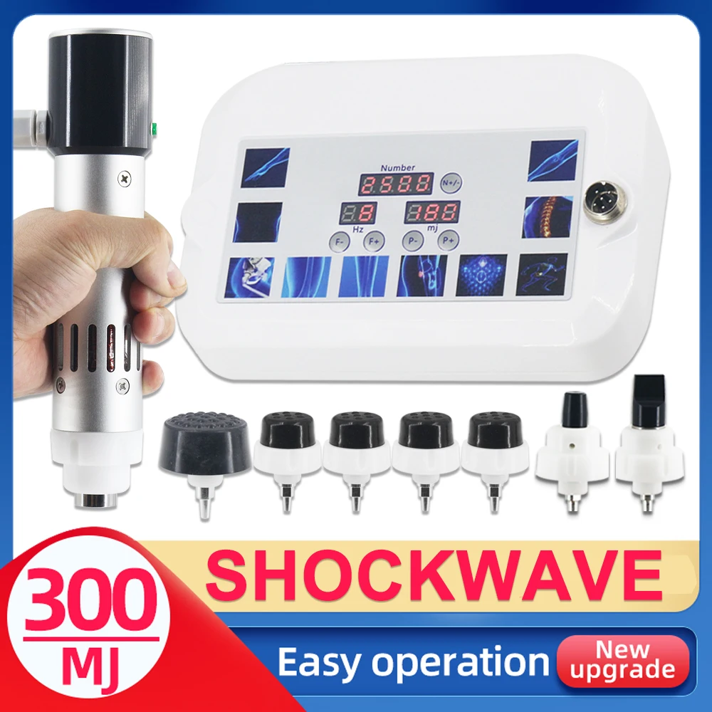 300MJ Shockwave Therapy Machine Relax Relieve Waist Pain Professional Shock Wave For Erectile Dysfunction Body Massager