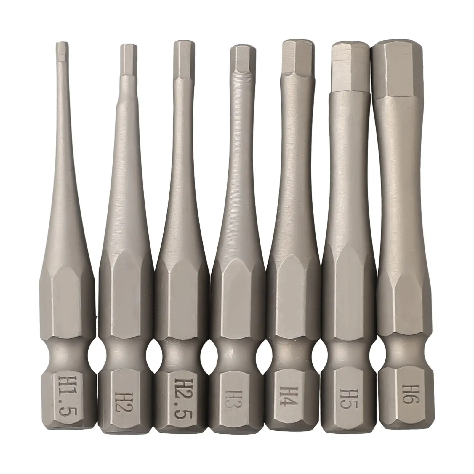 Hex Bits Chave de Fenda Hex Magnético Shanks Impacto Parafuso Chave de Fenda Chaves de Fenda Elétricas Ferramenta de Mão H1.5 h3 h4 h5 h6 50 mm 1pc