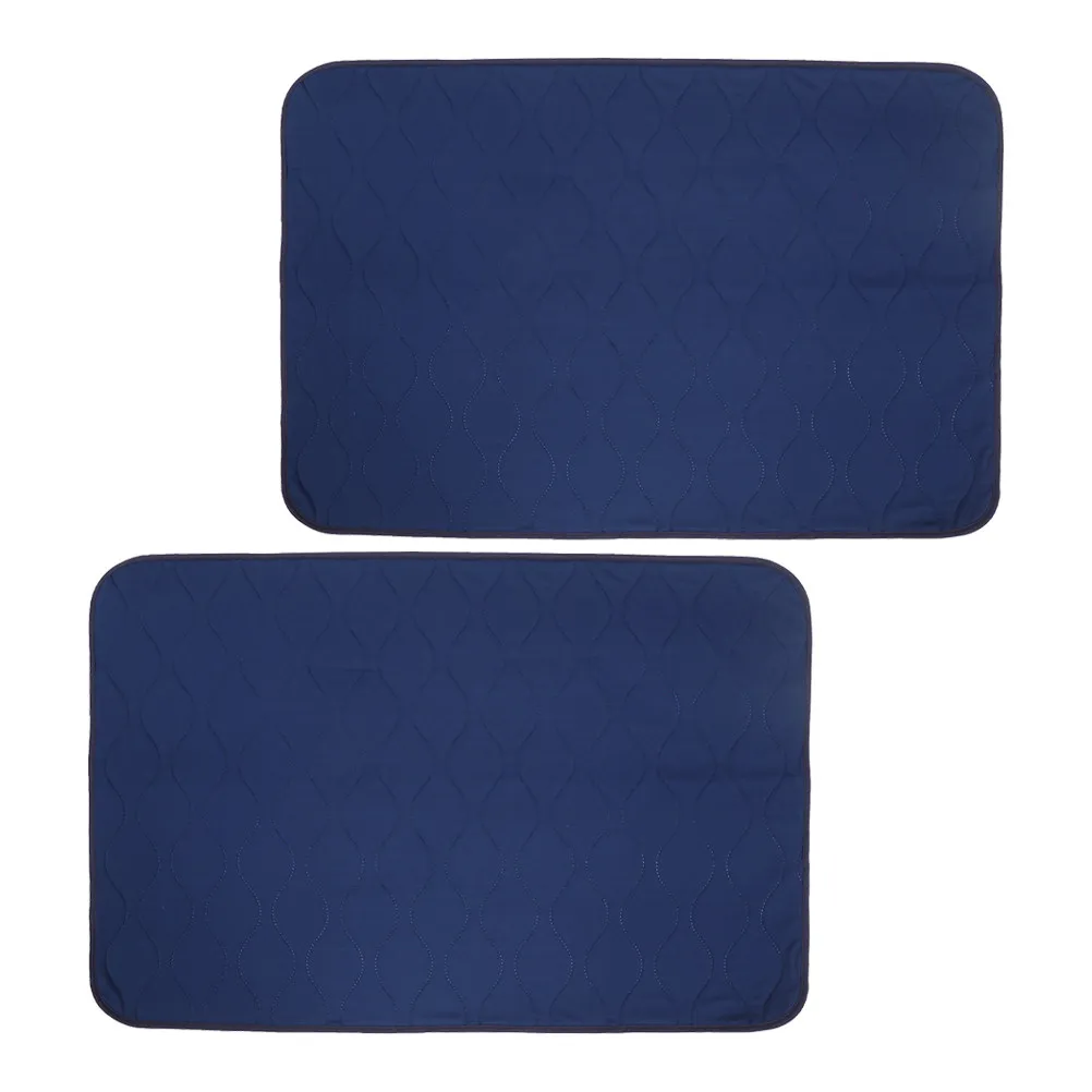 

2Pcs Reusable Washable Adult Incontinence Diaper Pads High Absorption Night Use Urinary Cushion for Elderly Comfortable Fast