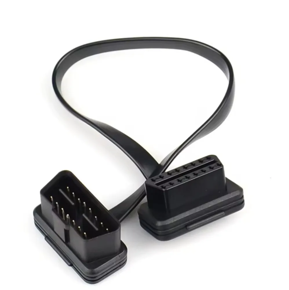 KONNWEI Car OBD2 Extension Cable Compatible with Multiple OBDII Scanning Tools Extension Cable Car OBD2 Adapter Connection Cable
