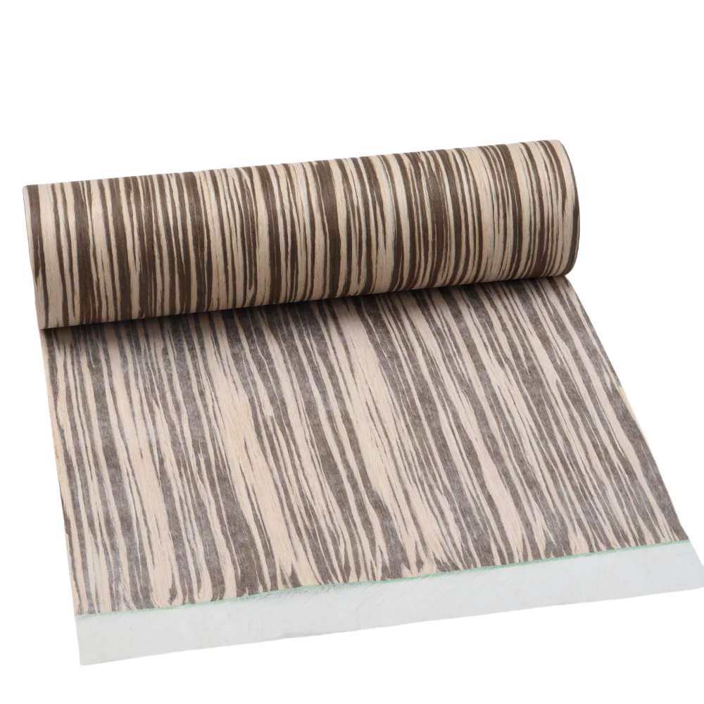 Technology zebra-stripe wood Veneer L: 2.5meters×300x0.25mm