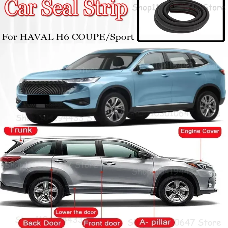 

Для HAVAL H6 MG ZS EZS уплотнитель края двери автомобиля, уплотнительные ленты для автомобиля, шум стойки, ветрозащитная защита, автогерметик, аксессуары