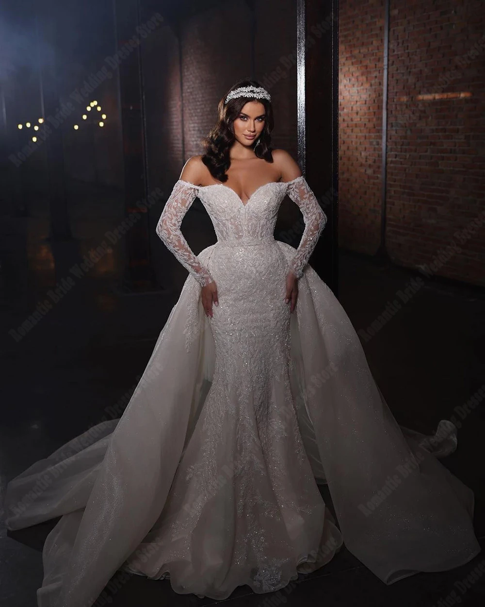 Sexy Mermaid Women Wedding Dresses Elegant Pretty Shining Princess Customized Bridal Gowns Princess Party Vestidos De Novia 2026