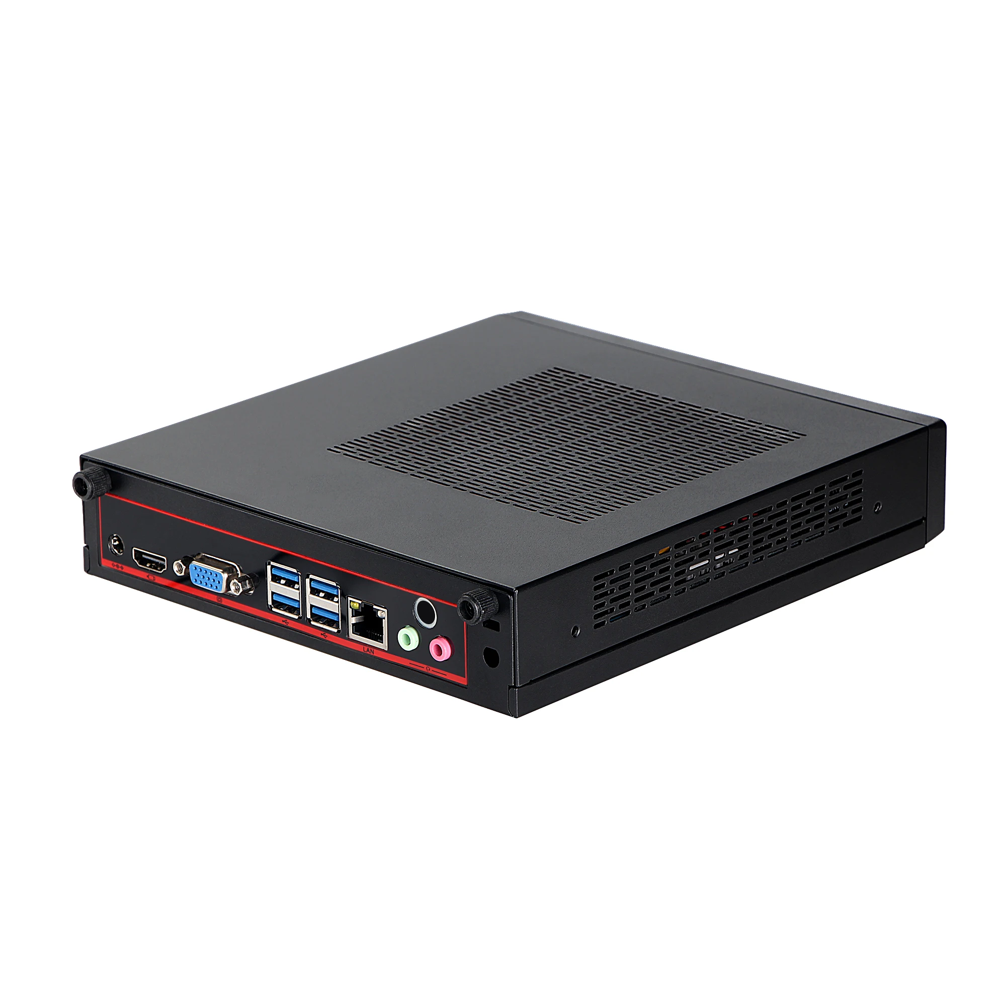 VNOPN رخيصة مكتب كمبيوتر صغير إنتل كور i7 8750H i7 7700HQ NUC 2 * M.2 NVME SSD Win10 HDMI VGA 4K HTPC تجميع لعبة كمبيوتر سطح المكتب