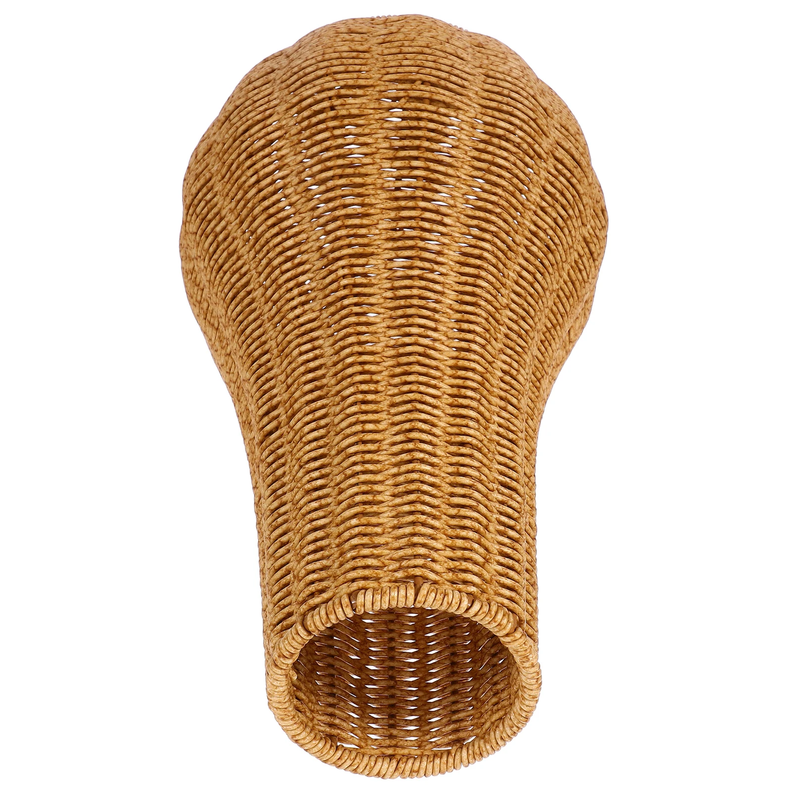 

Imitation Rattan Vase Flower Hand Woven Arrangement Home Decor Dried Decorative to Weave Holder Floral