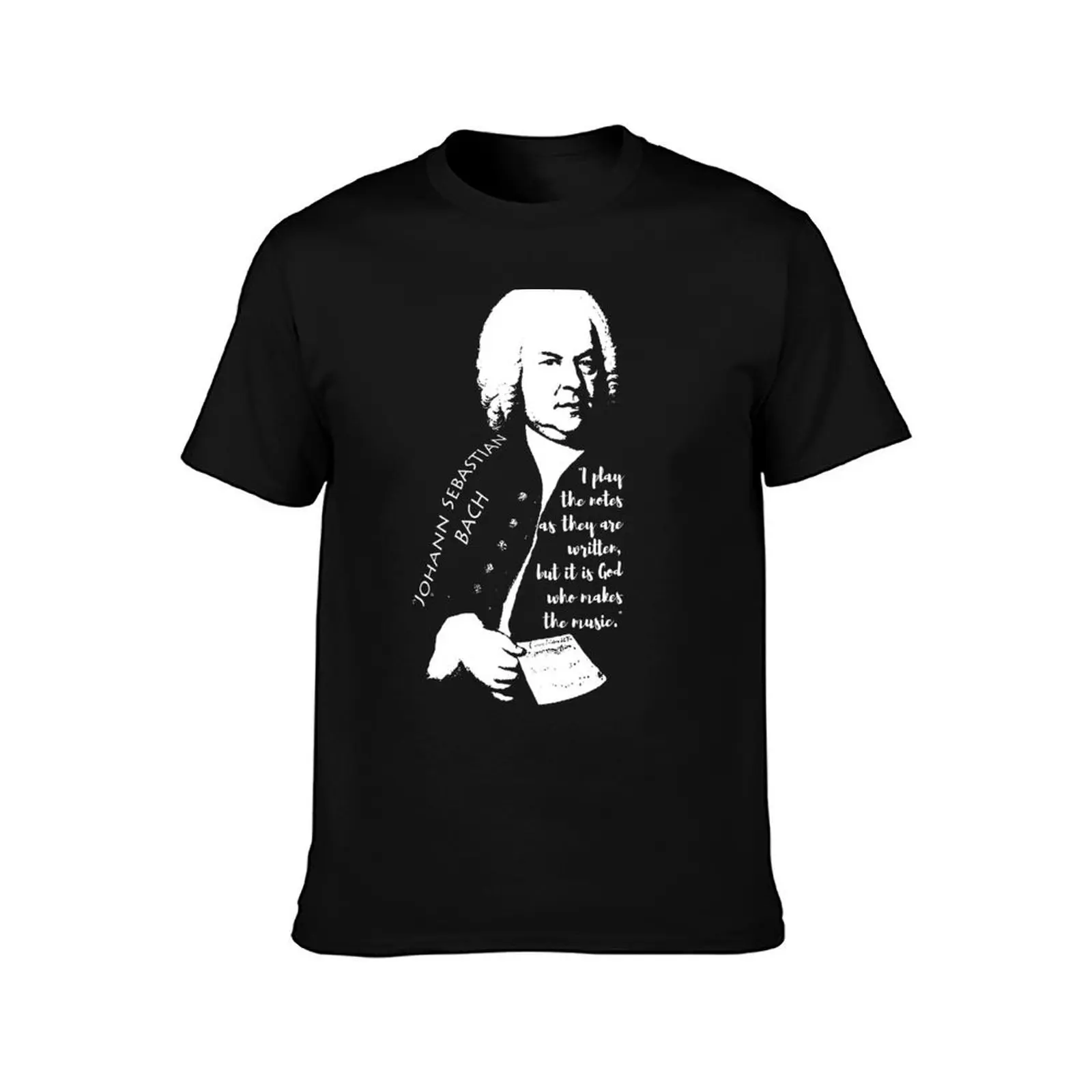 يوهان سيباستيان باخ تي شيرت تي شيرت للرجل جرافيك خمر تي شيرت للرجل حزمة القطن تي شيرت مصمم تي شيرت