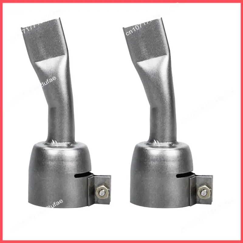 B52c 2 peças 20mm pontas de bico de soldagem plana para bico de solda de piso de pvc ponta de soldador de aço inoxidável para soldagem de ar quente tourch