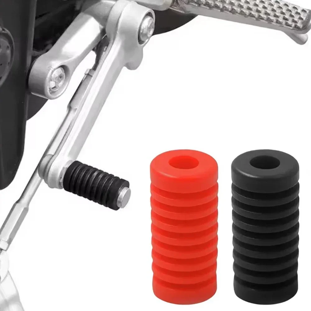 1/2Pcs Universal Moto Start Foot Pegs Pad Motorcycle Gear Shift Shifter Lever Foot Pad Pedal Rubber Cover Motorcycle Accessories