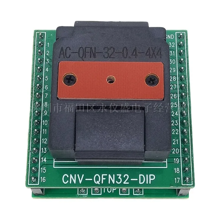 QFN32/QFN32-0.4-4x4 burner socket, test socket, IC chip programming socket with a 0.4MM pitch, imported socket