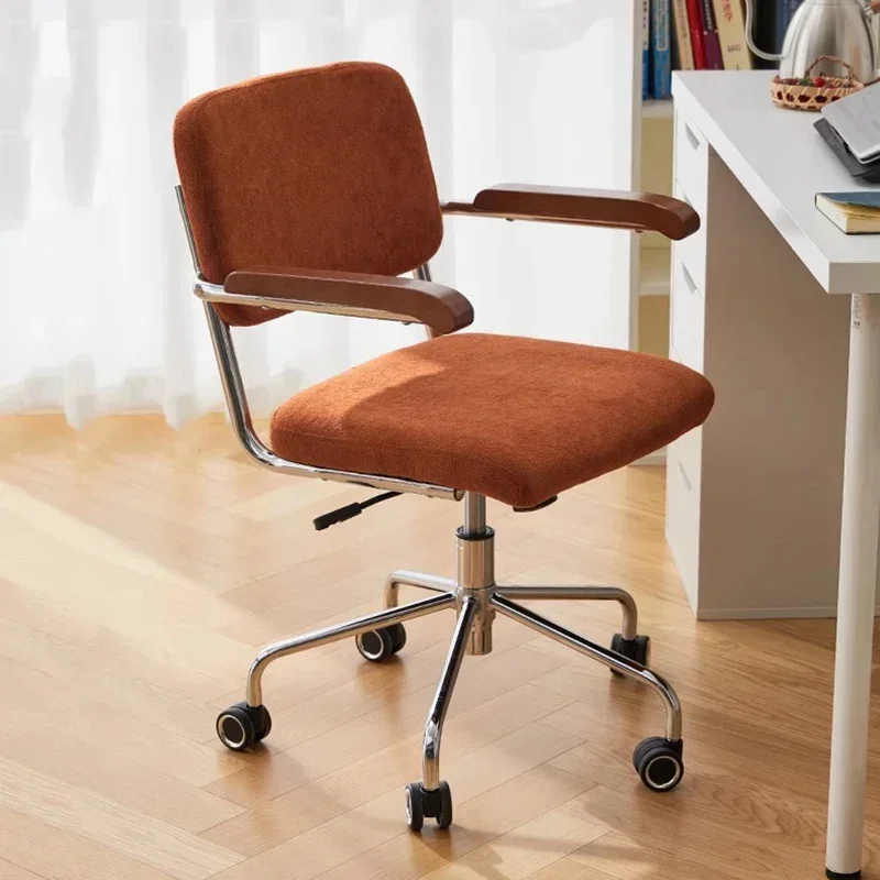 Comfortable Nordic Office Chair Swivel Mobile Lounge Recliner Modern Office Chair Luxury Gaming Chaise Bureau Home Furniture