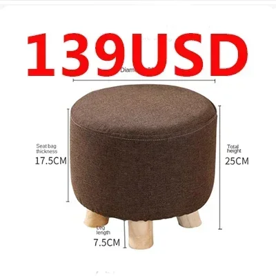 2022 children Ottomans adult small bench sofa square stool