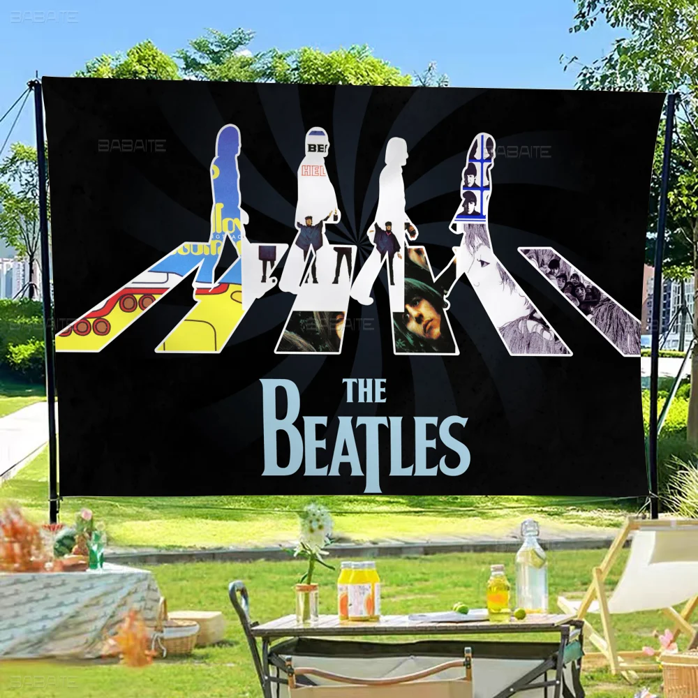 Band The B-Beatles High End Quality Banner Printing Artistic Atmosphere Style Camping Flag