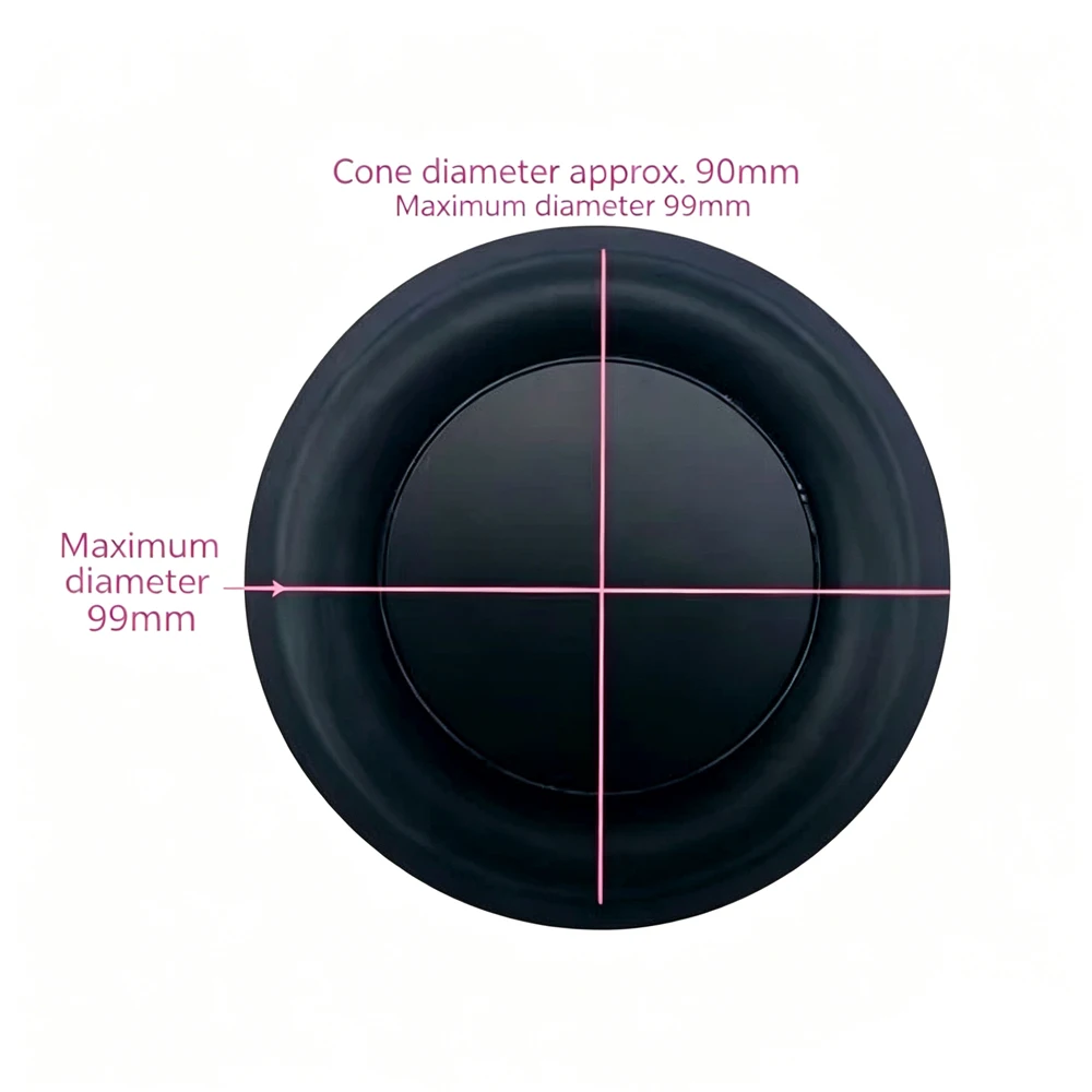 AUIN 1Pcs/2Pcs 4 Inch Bass Passive Radiator 99MM Round Speaker Diaphragm Subwoofer Accessories DIY Replace view 6
