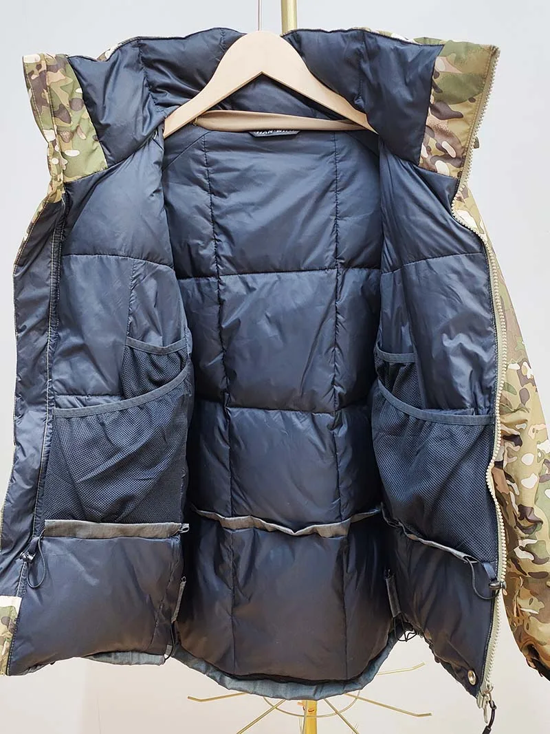 Winter Warm Down Tactical Jackets Wind Resistant Thermal Jacket Camo Lightweight Coats Outdoor Hunting Clothes Men Clothing