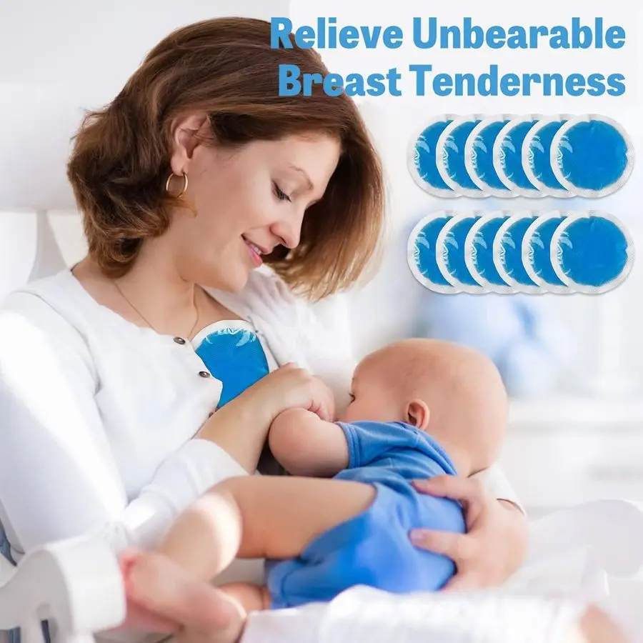 

Reusable Ice Packs 48 Soft Small Cold Compress for Injuries, Face, Breast, Allergies amp Small Wounds