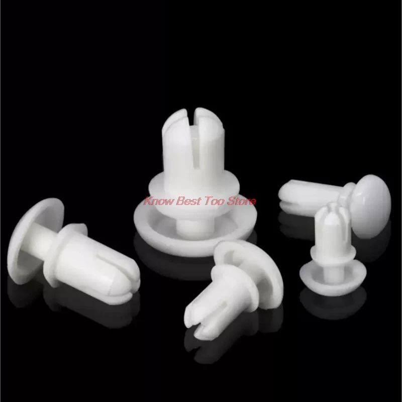 100pcs R3035 R3045 R3055 R3065 R3075 R3080 R3090 R3100 R3.0 Type Nylon Rivets for PC Board Pass Plastic Card Buckle Rivet Fasten
