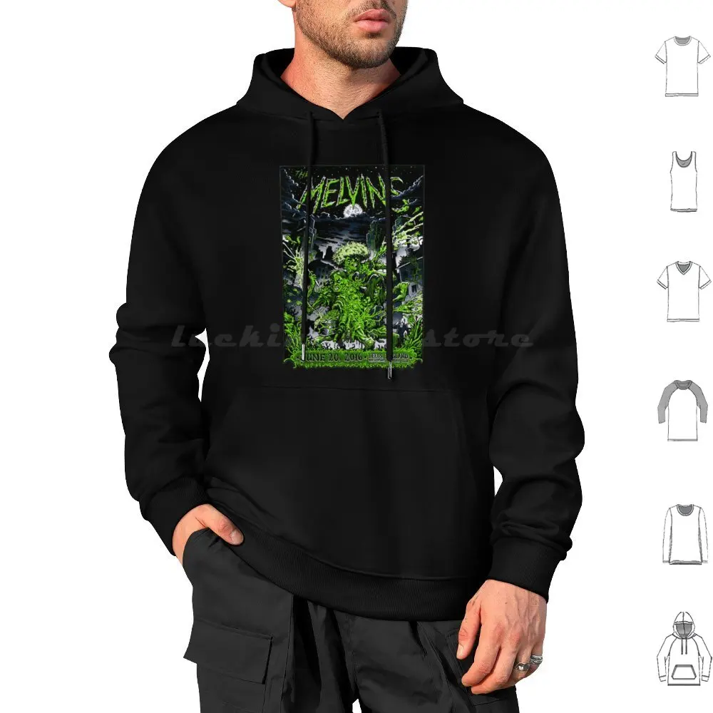 The Melvinsss Hoodie cotton Long Sleeve Handsome Cool Man Rap Punk Dave Grohl Chris Cornell Layne Staley Grunge 90S