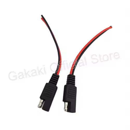 DIY SAE 12V 18AWG 15CM Power Automotive Extension Cable Male Female Plug Wire Connector Cable - Image 6