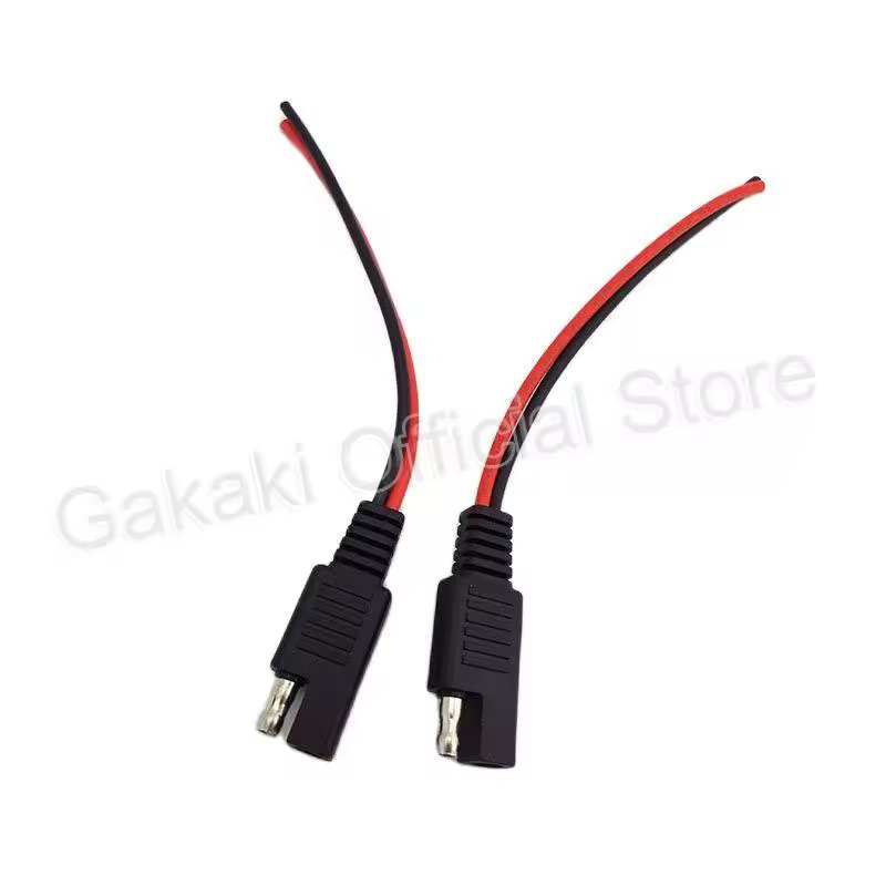 DIY SAE 12V 18AWG 15CM Power Automotive Extension Cable Male Female Plug Wire Connector Cable - Image 6