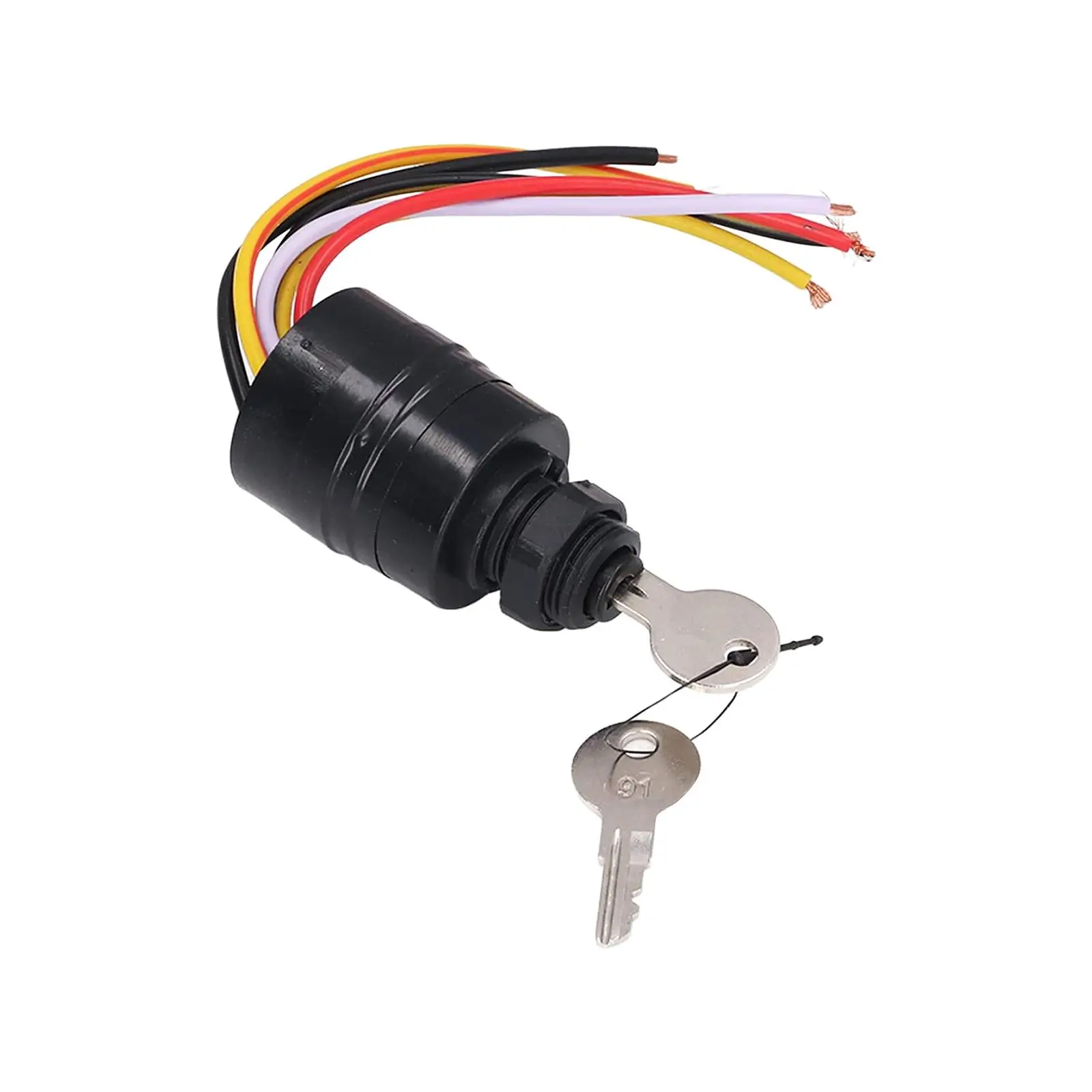 Ignition Key Switch 17009A2 6 Wire Boat Push to Choke for Mercury Outboard Replaces Accessory Stable Performance Sturdy